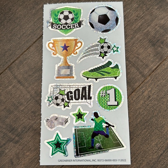 Sports Basketball 3D Foil Stickers, Planner Paper Crafts Scrapbook Design Colour - Picture 4 of 6